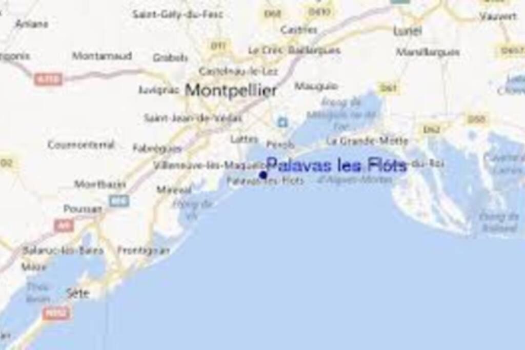 Palavas Les Flots 2 Bedrooms Air-Conditioned 100 Meters From The Beach Экстерьер фото